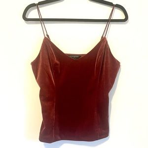 Banana Republic Velvet Cropped Cami